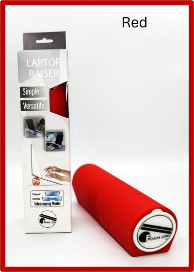 Telescoping Laptop Raiser - Any Laptop. Any Surface. Anywhere!